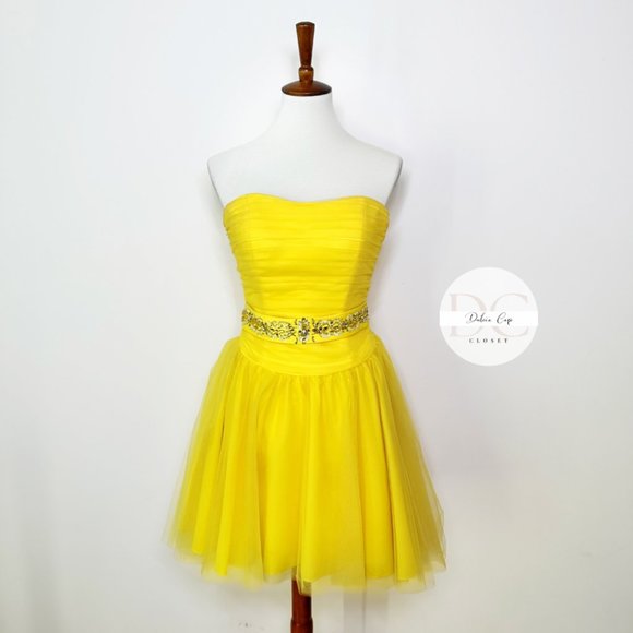 NWOT Morilee by Madeline Gardner Strapless Dress Size 7/8 - Picture 1 of 14